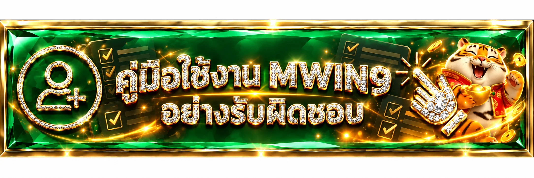 MWIN9 คู่มือใช้งานอย่างรับผิดชอบ ตั้งงบและดูแลบัญชี
